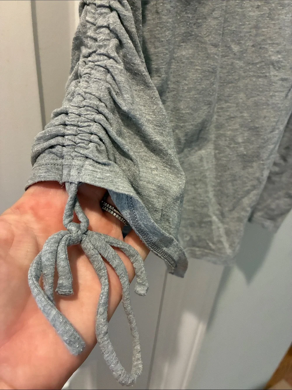 Lululemon Grey Spaghetti Strap Tank